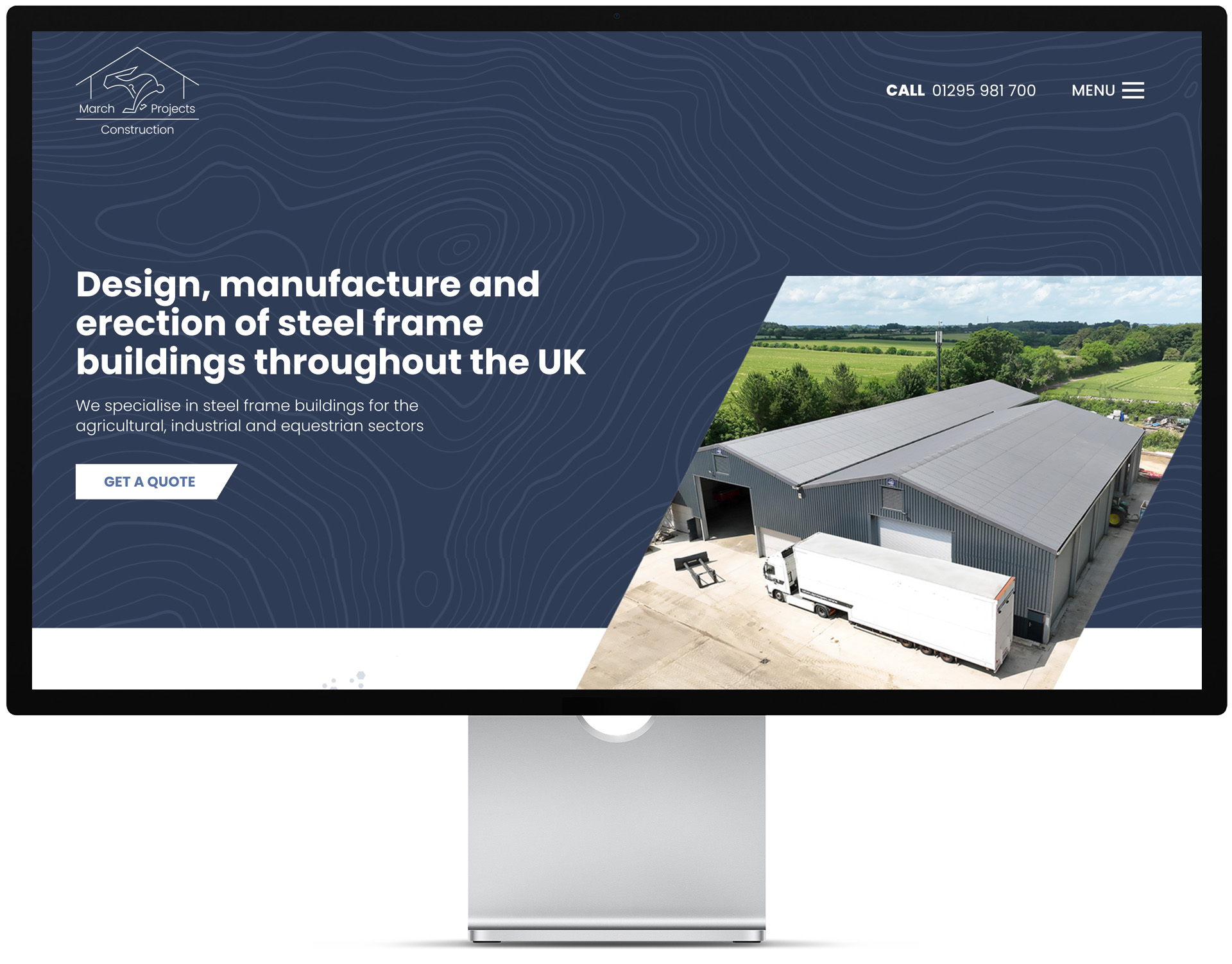 Steel frame buildings web design